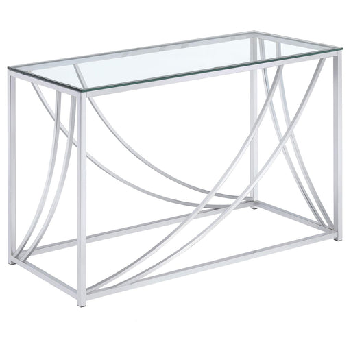 G720498 Contemporary Chrome Sofa Table image