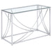 G720498 Contemporary Chrome Sofa Table image