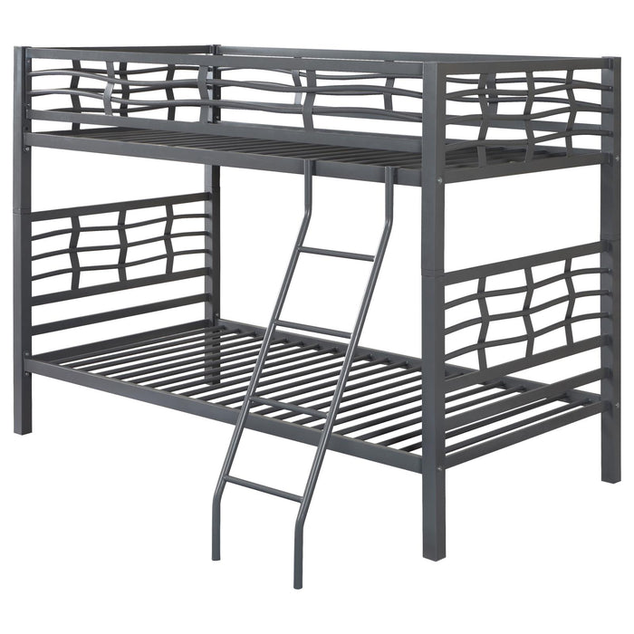 G7395 Contemporary Metal Bunk Bed image