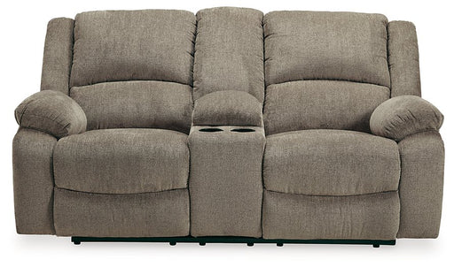 Draycoll Reclining Loveseat with Console image