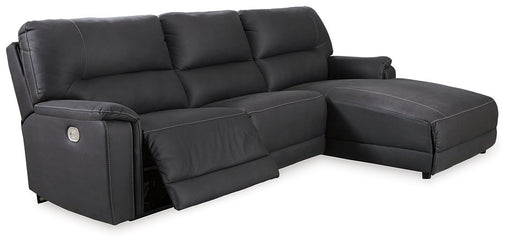 Henefer 3-Piece Power Reclining Sectional with Chaise image