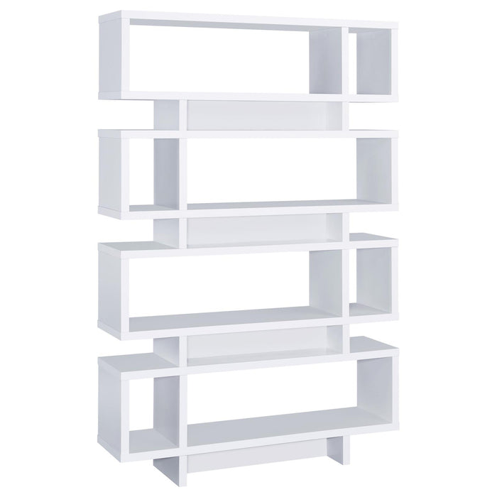 G800308 Contemporary White Bookcase image