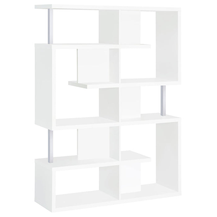 Transitional White Bookcase image