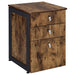 Estrella Industrial Antique Nutmeg File Cabinet image