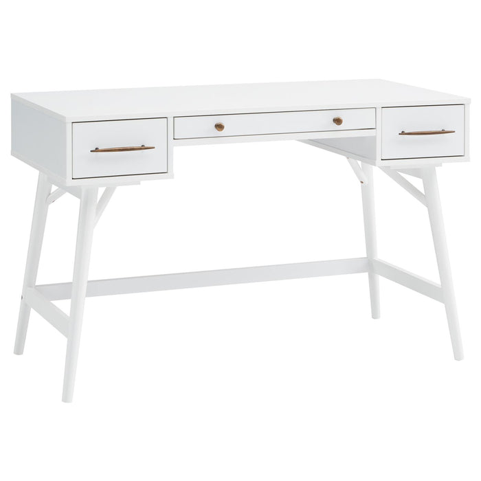 Transitional White Writing Desk image