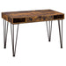 Industrial Antique Nutmeg Writing Desk image