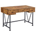 Barritt Industrial Antique Nutmeg Writing Desk image