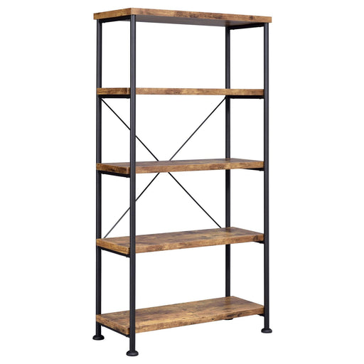 Barritt Industrial Antique Nutmeg Bookcase image