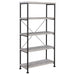 G801549 Guthrie Industrial Grey Driftwood Bookcase image