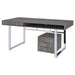 G801897 Contemporary Weathered Grey Writing Desk image