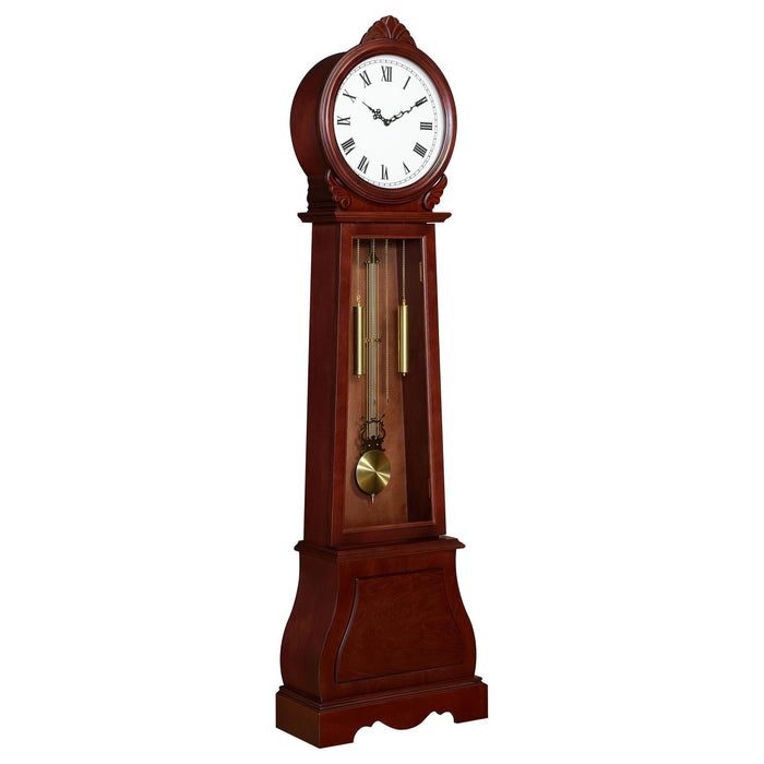 Transitional Brown Grandfather Clock image