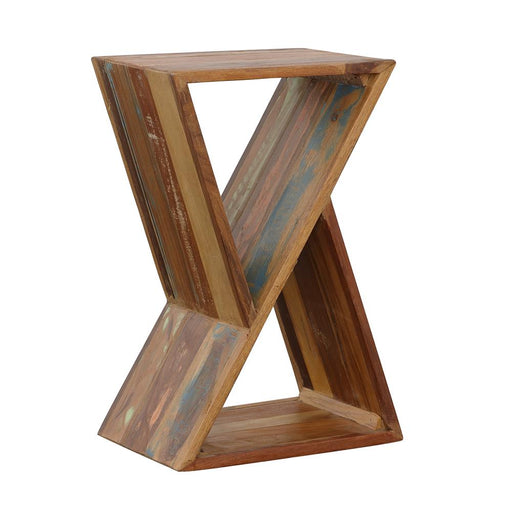 Industrial Reclaimed Wood Accent Table image