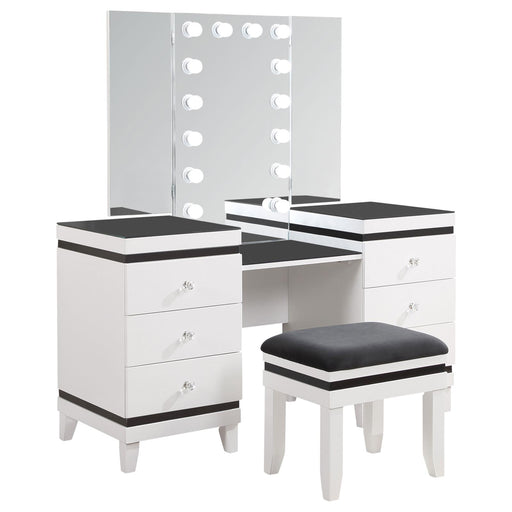 Black/White Vanity Set image