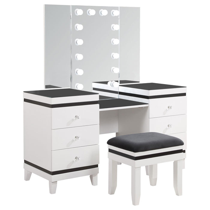 Black/White Vanity Set image