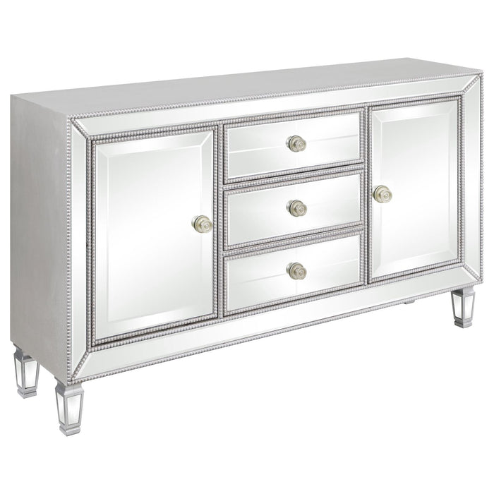 Metallic Platinum Accent Cabinet image