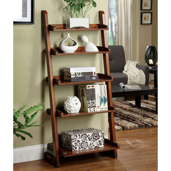 Lugo Antique Oak Ladder Shelf image