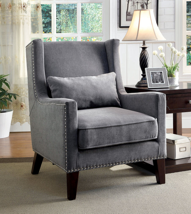 TOMAR Gray Accent Chair image