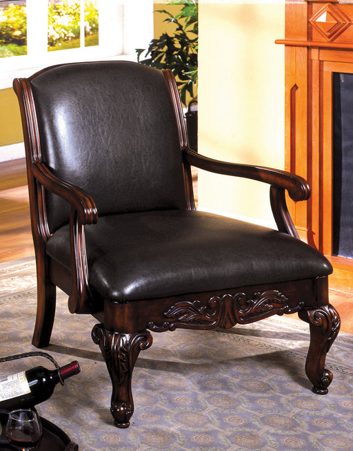 Sheffield Antique Dark Cherry Accent Chair image