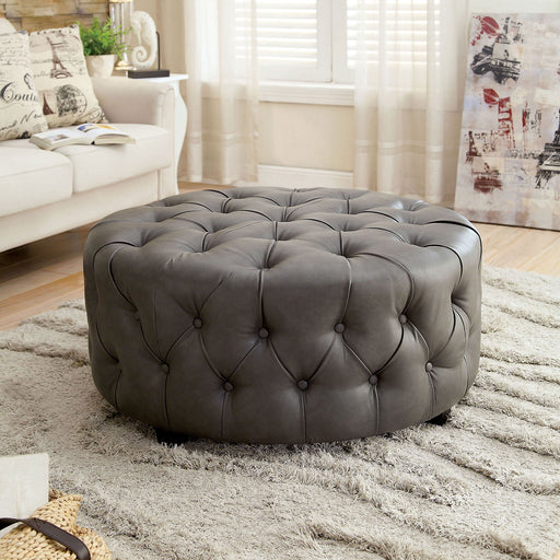 LATOYA Gray Ottoman image