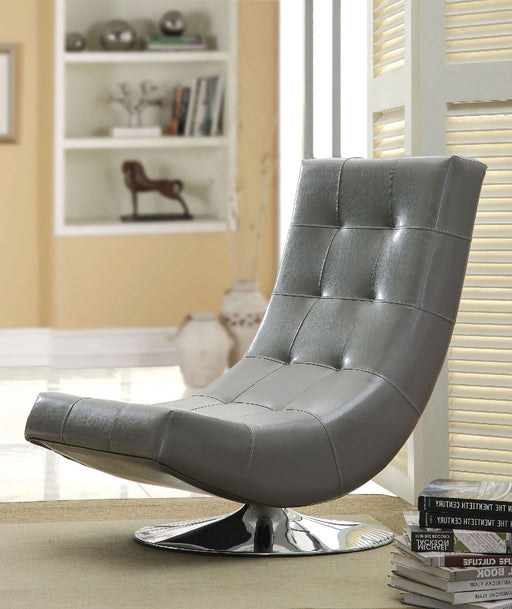 Trinidad Gray Swivel Accent Chair image