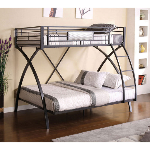 Apollo Gun Metal/Chrome Twin/Full Bunk Bed image