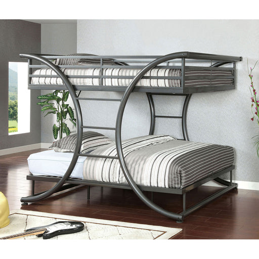 Lexis Gun Metal Full/Full Bunk Bed image