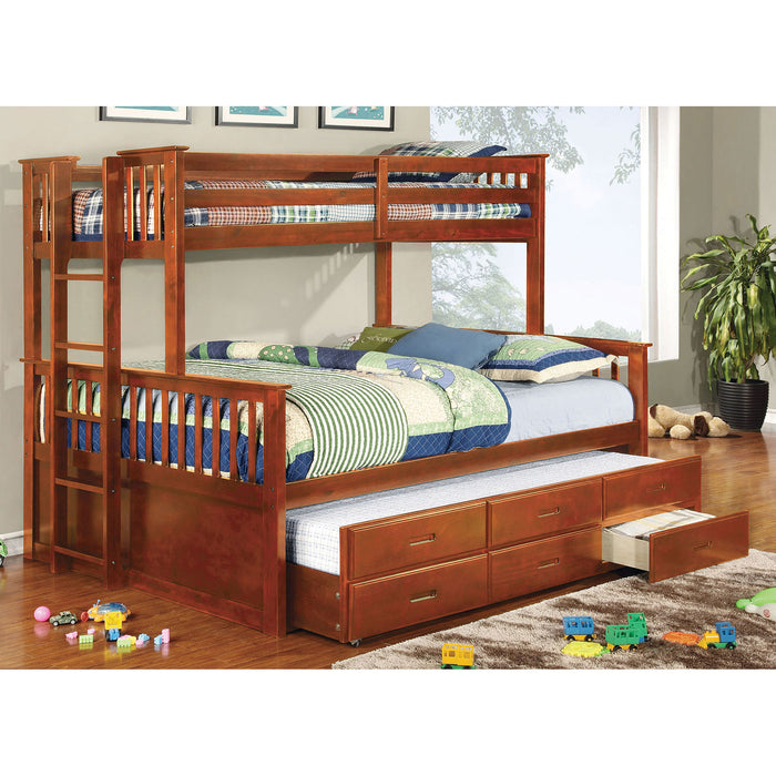 UNIVERSITY Oak Twin/Queen Bunk Bed image