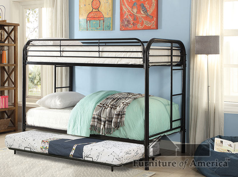 Opal Black Twin/Twin Bunk Bed image