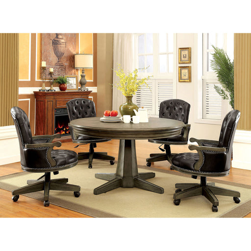 YELENA Gray, Black 5 Pc. Dining Table Set image