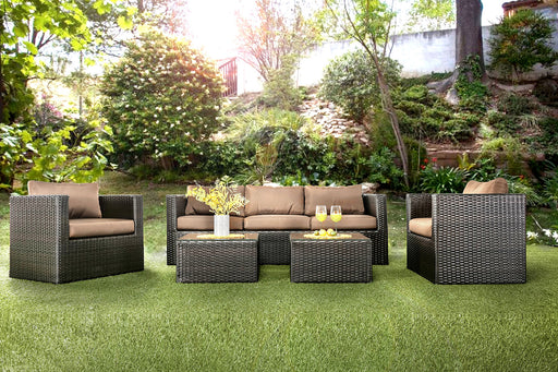 OLINA Brown/Espresso 5 Pc. Patio Set image