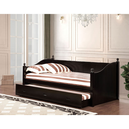 WALCOTT Black Daybed w/ Twin Trundle, Black image