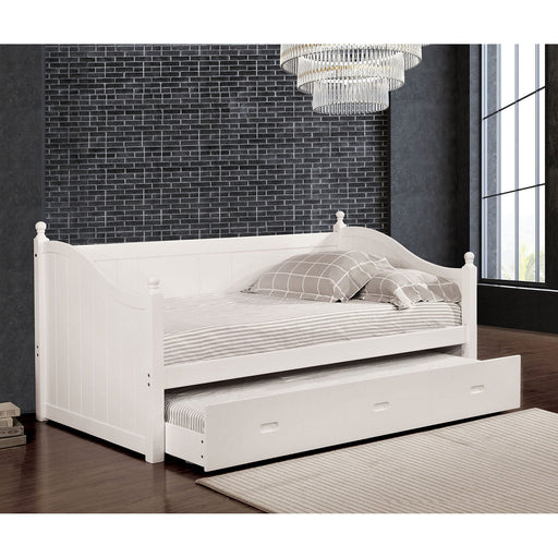 WALCOTT White Daybed w/ Twin Trundle, White image