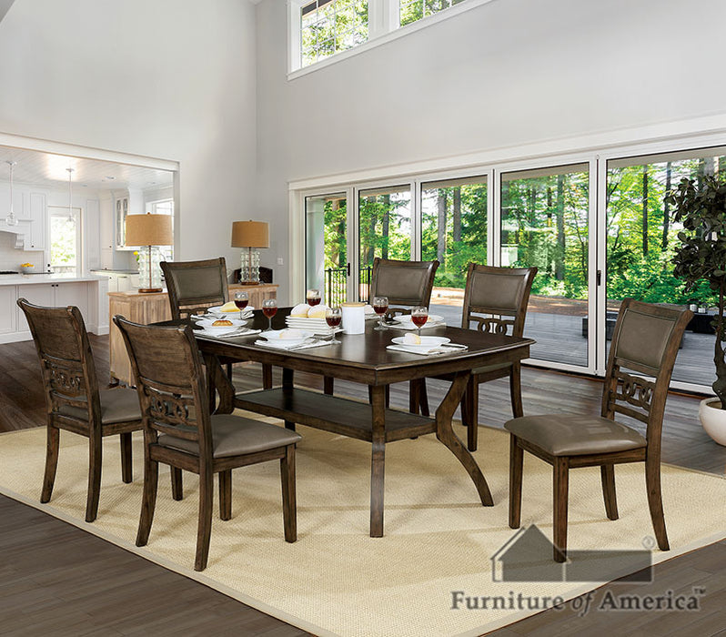 Holly Satin Walnut Dining Table image