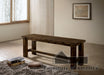 Kristen Rustic Oak Bench image