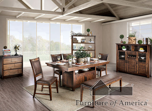 Wichita Light Walnut 6 Pc. Dining Table Set image