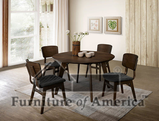 Shayna Gray Walnut Round Table image