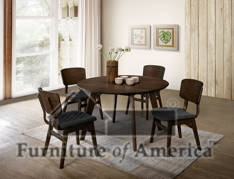 Shayna Gray Walnut Round Table image