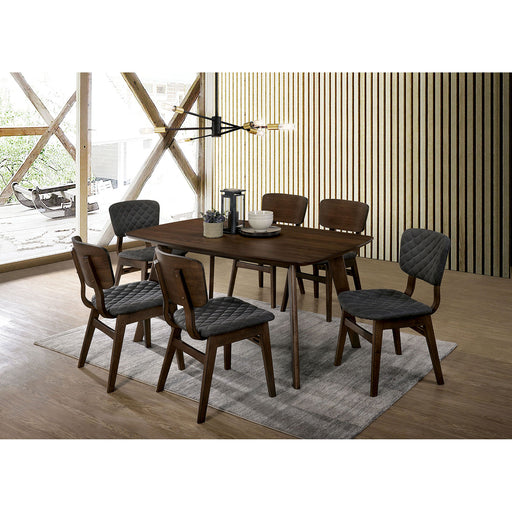 Shayna Black/Light Oak Dining Table image