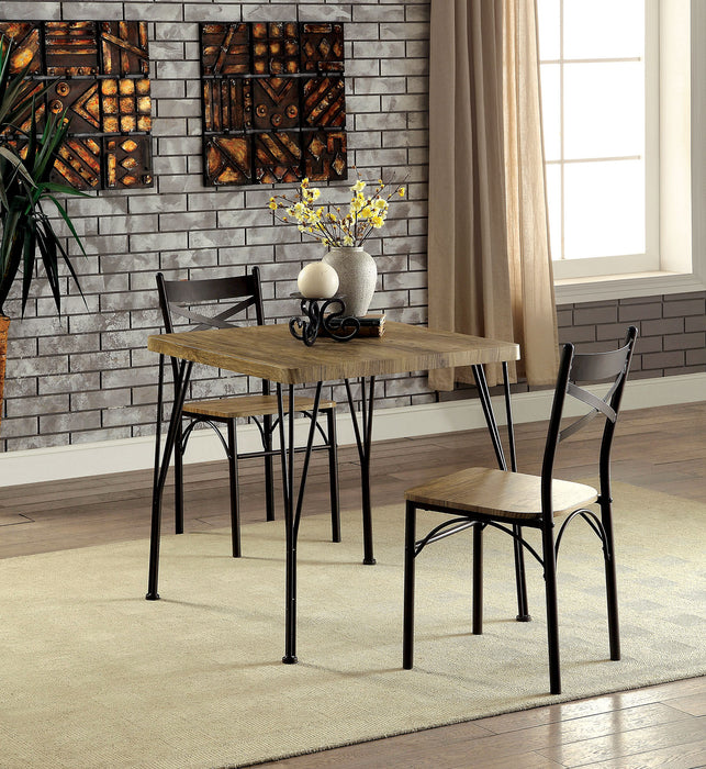 SLINGSBURY Gray/Dark Bronze 3 Pc. 29" Dining Table Set, Gray image