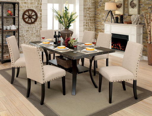 Kaitlin Light Walnut 7 Pc. Dining Table Set image