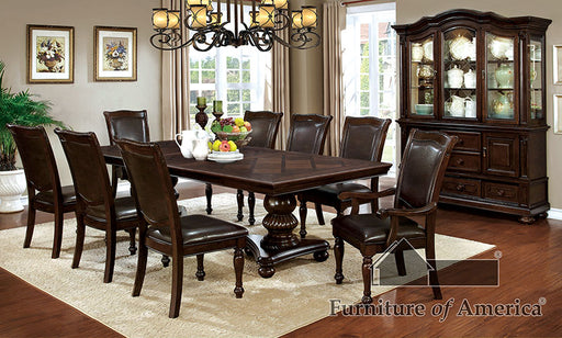 Alpena Brown Cherry 9 Pc. Dining Table Set (2AC+6SC) image