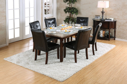 Marstone Brown Cherry/Black Dining Table image