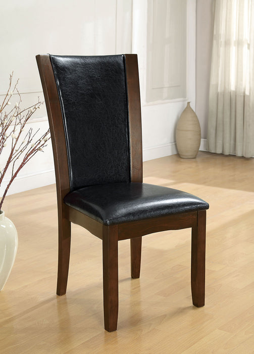 Manhattan I Dark Cherry/Brown Side Chair, Espresso (2/CTN) image