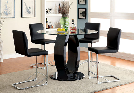 LODIA II Black Round Counter Ht. Table image