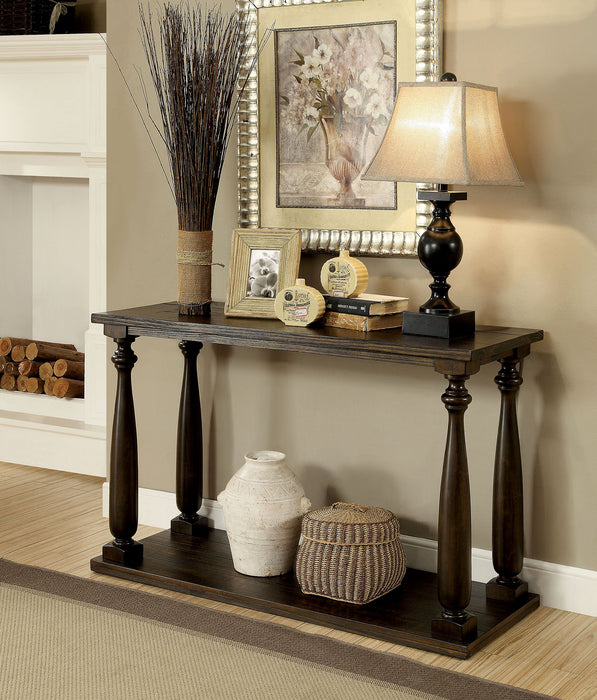 Luan Dark Walnut Sofa Table image