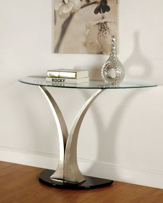 VALO Satin Plated/Black Sofa Table image