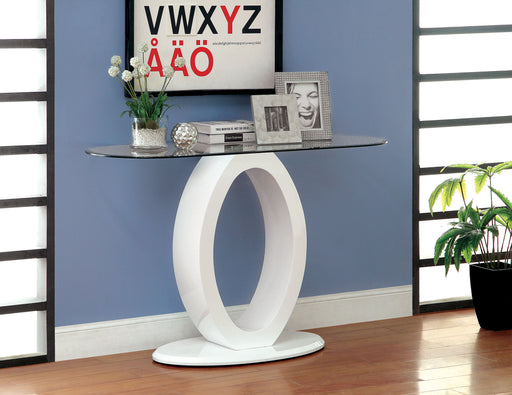 LODIA III White Sofa Table, White image