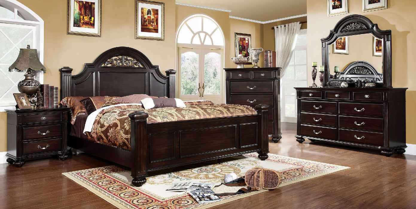 Syracuse Dark Walnut 5 Pc. Queen Bedroom Set w/ Chest image