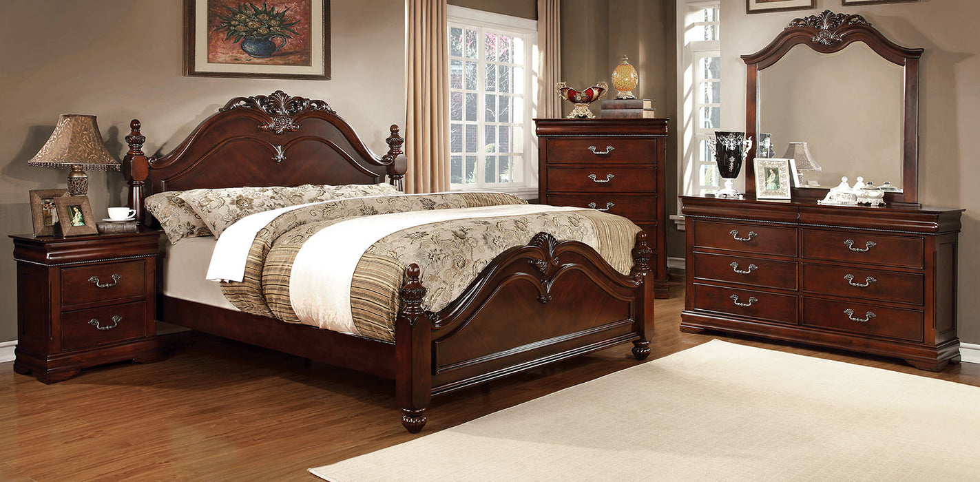 Mandura Cherry 5 Pc. Queen Bedroom Set w/ 2NS image