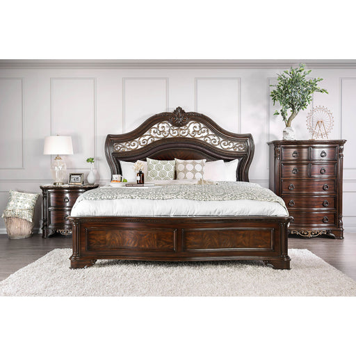 Menodora Brown Cherry 5 Pc. Queen Bedroom Set w/ Chest image